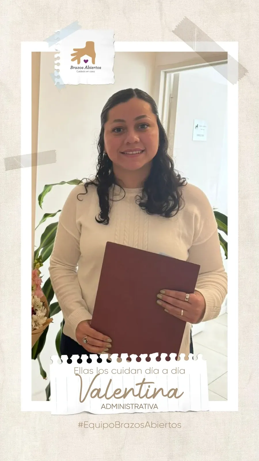 Valentina, administración de Brazos Abiertos