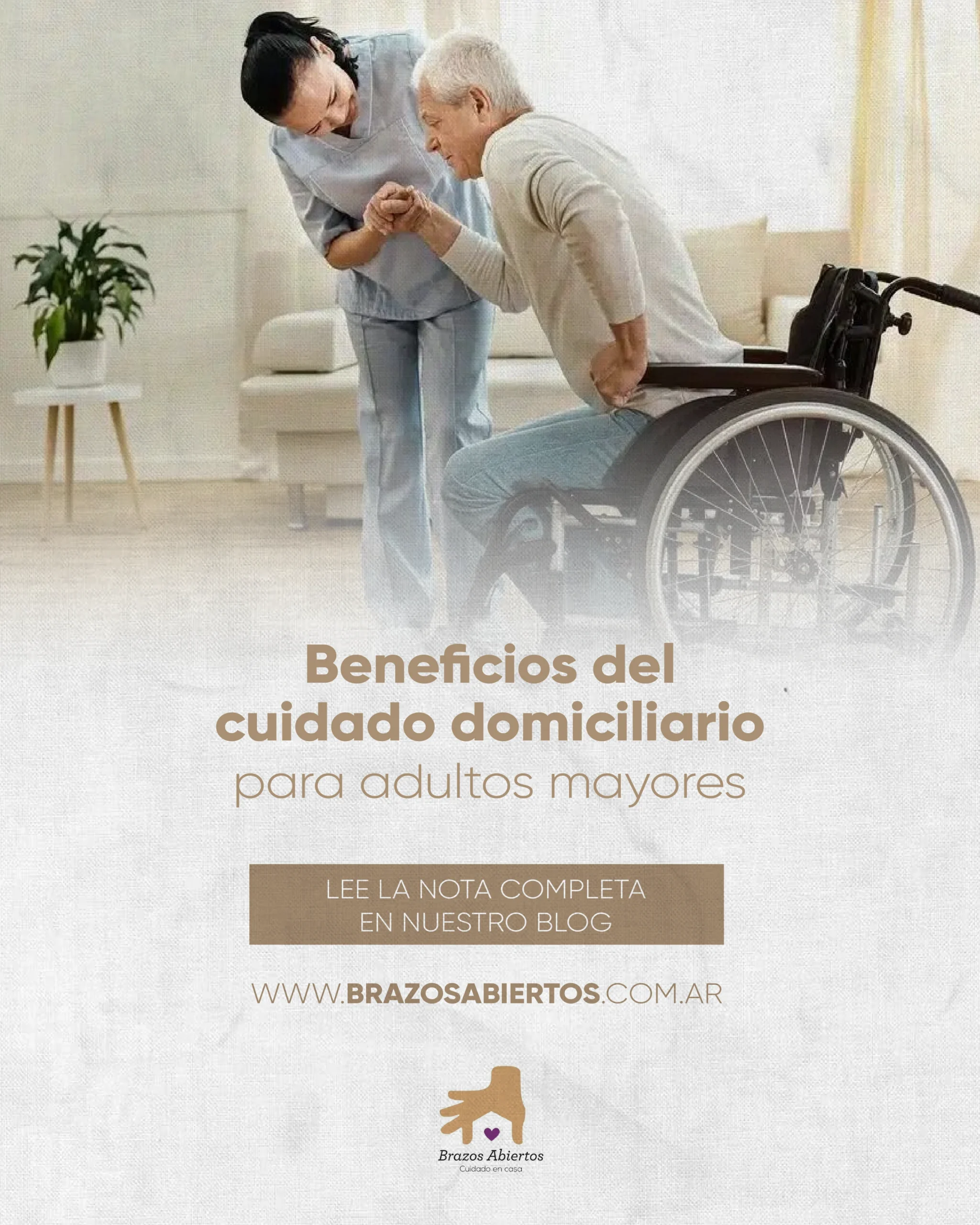 Beneficios del cuidado domiciliario para adultos mayores